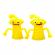 Set 2 marionete degete Monster, galben, 5 cm, Vivo MONSTER-YELLOW