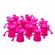 Set 2 marionete degete Monster, roz inchis, 5 cm, Vivo MONSTER-PINK2