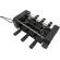 Gratar electric raclette michelino 74381, 900 w, 6 tigai antiaderente, baza din