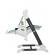 Scaun de masa si leagan electric controlabil prin aplicatie pe mobil carrello cascata (crl-10303/1) tropical green
