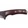 Cutit japonez ideallstore®, lucrat manual, hunter sting, 27.5 cm, maro, teaca piele