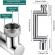 Adaptor de robinet cu brat mecanic telescopic, lecheng�, extensibil si rotativ 1440� pivotant in orice