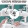 Adaptor robinet universal, functie economizor, extensibil si rotativ 1440 grade pivotant in orice directie,