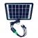Panou solar fotovoltaic portabil cu functie incarcare telefoane, cl-660, cclamp, 6w, 6v, port usb, negru