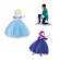Puzzle poveste cenusareasa, djeco