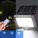 Lampa led cu panou solar, telecomanda, 60w, senzor