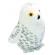 Pasare cu sunet bufnita de zapada - snowy owl
