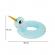 Colac unicorn gonflabil, 90 x 75 cm, turcoaz, Grafix R05-0574