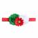 Bentita pentru fetite cu floricele si strasuri (marime disponibila: 0-12 luni,