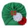 Caciulita tip turban cu floricele si personaje de craciun (marime disponibila: