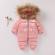 Combinezon roz sidefat din fas (marime disponibila: 6-9 luni (marimea 19