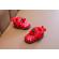 Pantofi imblaniti rosii - cirese (marime disponibila: marimea 21)