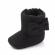 Cizmulite negre cu fundita (marime disponibila: 6-9 luni (marimea 19