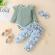 Compleu pentru fetite cu body vernil (marime disponibila: 6-9 luni (marimea 19