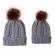 Set caciulita pentru mama si bebe (marime disponibila: 12-18 luni (marimea 21
