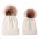 Set caciulita pentru mama si bebe (marime disponibila: 9-12 luni (marimea 20