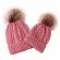 Set caciulita pentru mama si bebe (marime disponibila: 9-12 luni (marimea 20