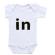 Body alb pentru gemeni - twin (marime disponibila: 9-12 luni (marimea 20