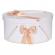 Cutie trusou botez dantela crem / ivoire si fundite asortate, denikos® 813