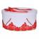 Cutie trusou botez dantela rosie, eleganta si o fundita asortata, denikos® 822