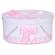 Cutie trusou botez dantela roz si fundite asortate, denikos® 811