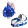 Lumanare botez glob iepuras pufos si trusou botez in landou, decor albastru,