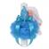 Lumanare botez glob iepuras pufos si trusou botez in landou, decor turcoaz,