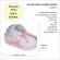 Lumanare botez personalizata si trusou botez in landou, decor dantela roz