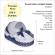 Lumanare botez personalizata si trusou botez in landou, decor dantela