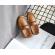Pantofi eleganti maro tip mocasini pentru baietei (marime disponibila: marimea