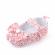 Pantofiori albi cu floricele rosii (marime disponibila: 3-6 luni (marimea 18