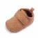 Pantofiori eleganti maro cu model (marime disponibila: 9-12 luni (marimea 20