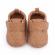 Pantofiori eleganti maro cu model (marime disponibila: 9-12 luni (marimea 20