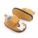 Pantofiori maro pentru baietei - dino (marime disponibila: 3-6 luni (marimea 18
