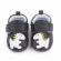 Pantofiori negri pentru baietei - dino (marime disponibila: 3-6 luni (marimea