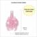 Set elegant trusou botez, cutie trusou si lumanare, decor dantela roz diafana,