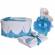Set elegant trusou botez, cutie trusou si lumanare personalizata cu nume, decor