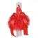 Set trusou botez, cutie trusou si lumanare, decor elegant dantela rosie,