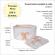 Set trusou botez, cutie trusou si lumanare personalizata cu nume, decor crem,