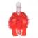 Set trusou botez, cutie trusou si lumanare personalizata cu nume, decor rosu,