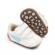Adidasi albi cu insertie laterala bleu (marime disponibila: 3-6 luni (marimea