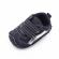 Adidasi bleumarine cu dunga argintie (marime disponibila: 3-6 luni (marimea 18