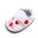 Pantofiori albi pentru fetite - flamingo (marime disponibila: 3-6 luni (marimea