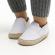 Pantofiori albi tip mocasini (marime disponibila: 3-6 luni (marimea 18