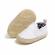Pantofiori albi tip mocasini (marime disponibila: 9-12 luni (marimea 20