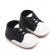 Pantofiori eleganti albi cu negru (marime disponibila: 6-9 luni (marimea 19