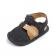 Sandalute gri petrol inchise in fata (marime disponibila: 3-6 luni (marimea 18