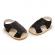 Sandalute negre cu arici pentru baietei (marime disponibila: 3-6 luni (marimea