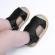 Sandalute negre cu arici pentru baietei (marime disponibila: 3-6 luni (marimea