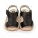 Sandalute negre cu arici pentru baietei (marime disponibila: 3-6 luni (marimea